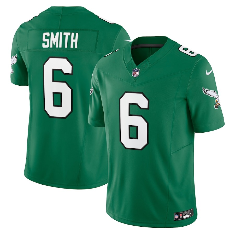 Men's Philadelphia Eagles DeVonta Smith Nike Kelly Green Vapor F.U.S.E. Limited Jersey - ujerseystore