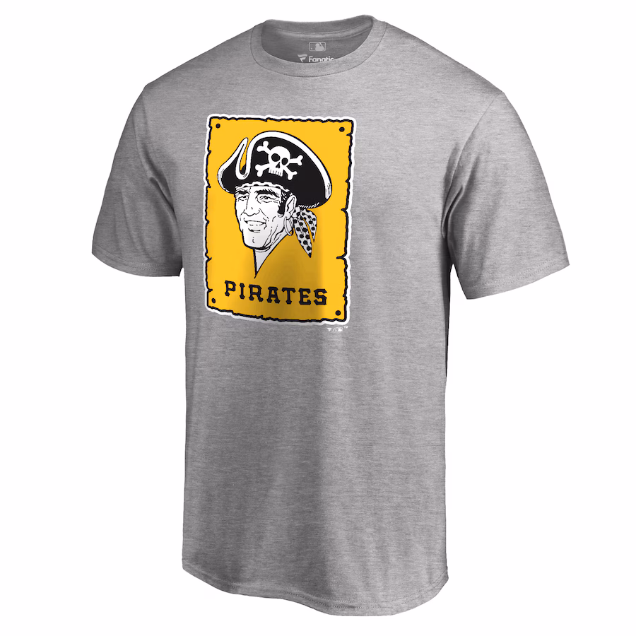 Men's Pittsburgh Pirates Ash Cooperstown Collection Forbes T-Shirt - ujerseystore