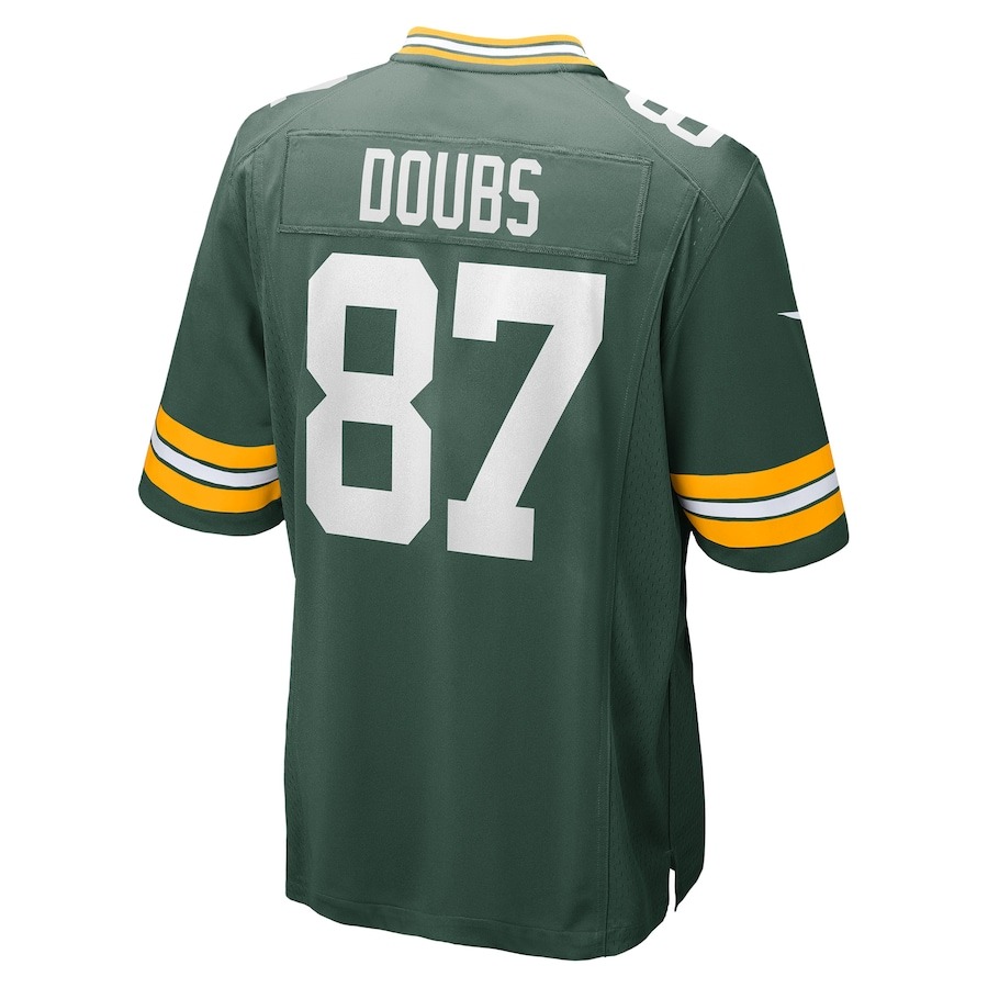 Men's Green Bay Packers Romeo Doubs Nike Green Game Player Jersey - ujerseystore