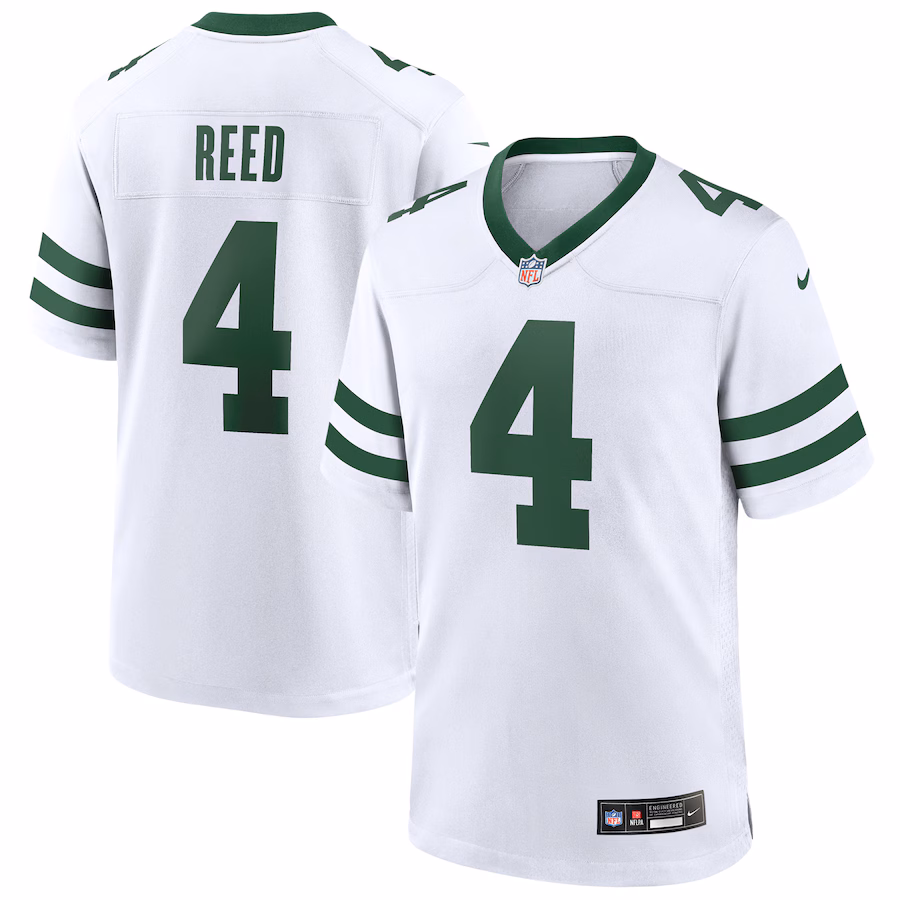 Men's New York Jets D.J. Reed Nike Legacy White Game Jersey - ujerseystore