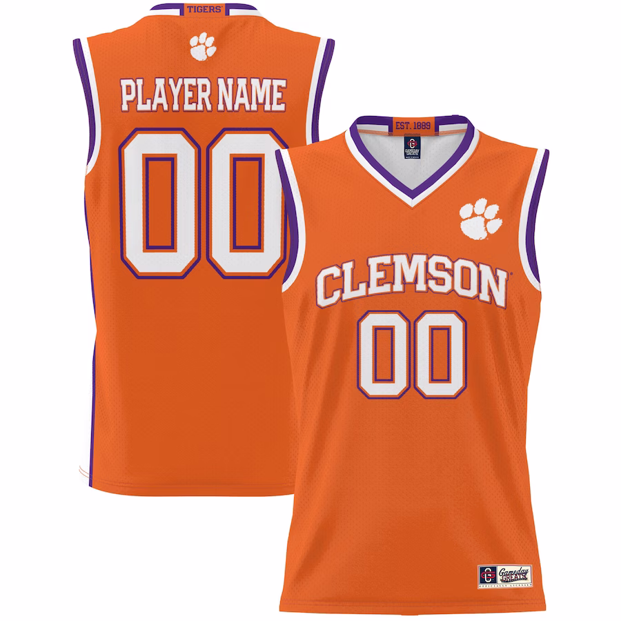 Clemson Tigers GameDay Greats Unisex  Lightweight NIL Pick-A-Player Basketball Jersey - Orange - ujerseystore