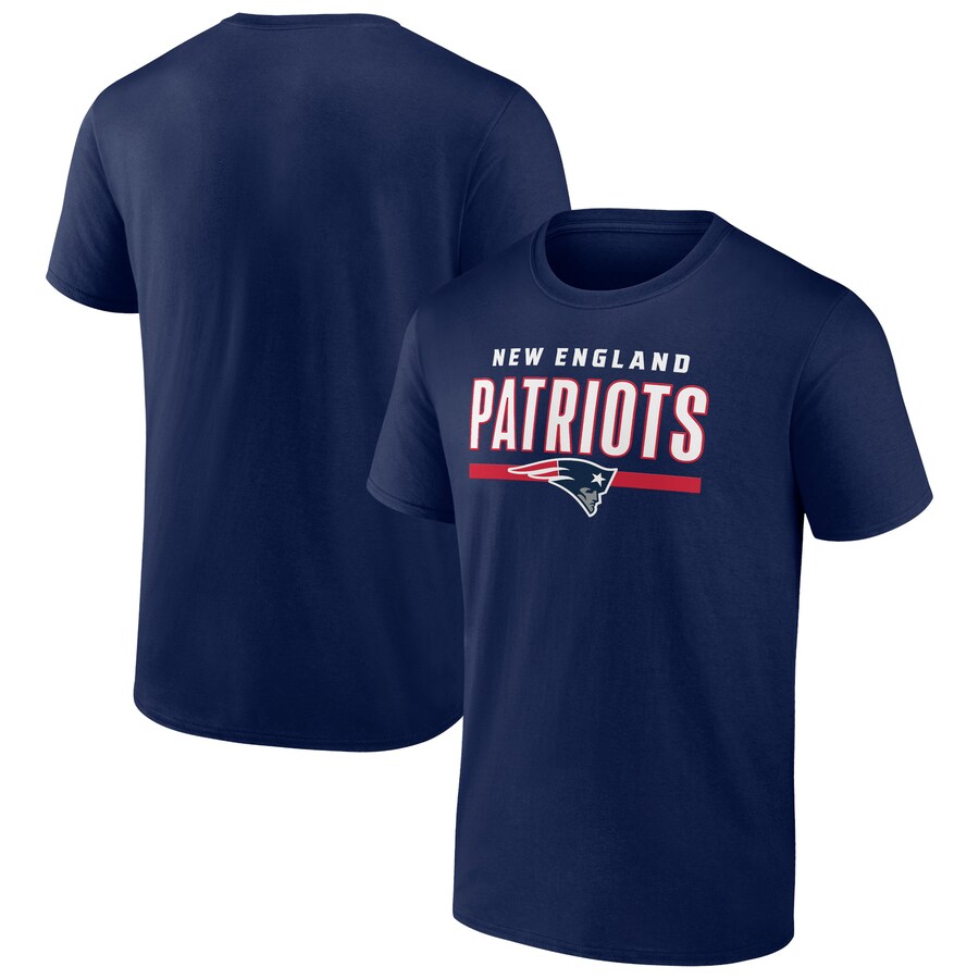 Men's New England Patriots Navy Speed & Agility T-Shirt - ujerseystore
