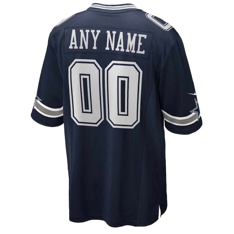 Men's Dallas Cowboys Nike Navy Custom Game Jersey - ujerseystore