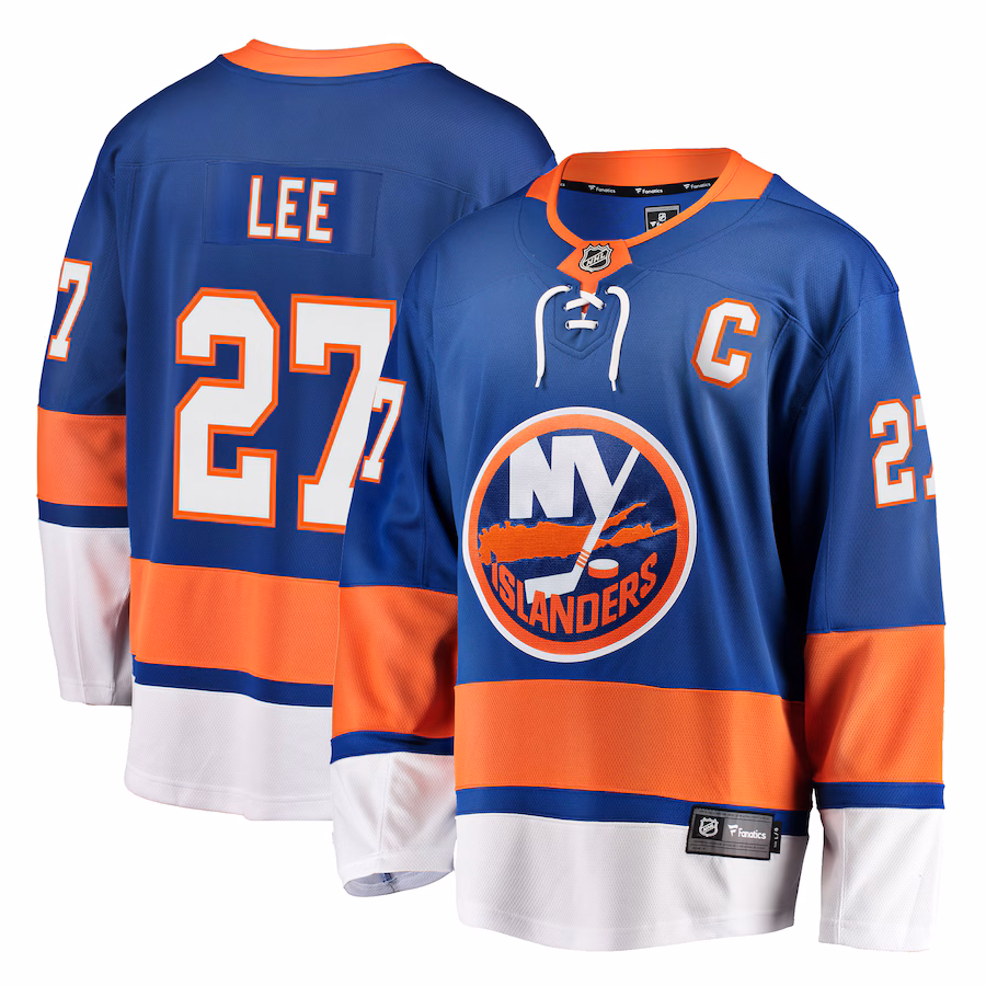 Men's New York Islanders Anders Lee Fanatics Royal Home Premier Breakaway Player Jersey - ujerseystore