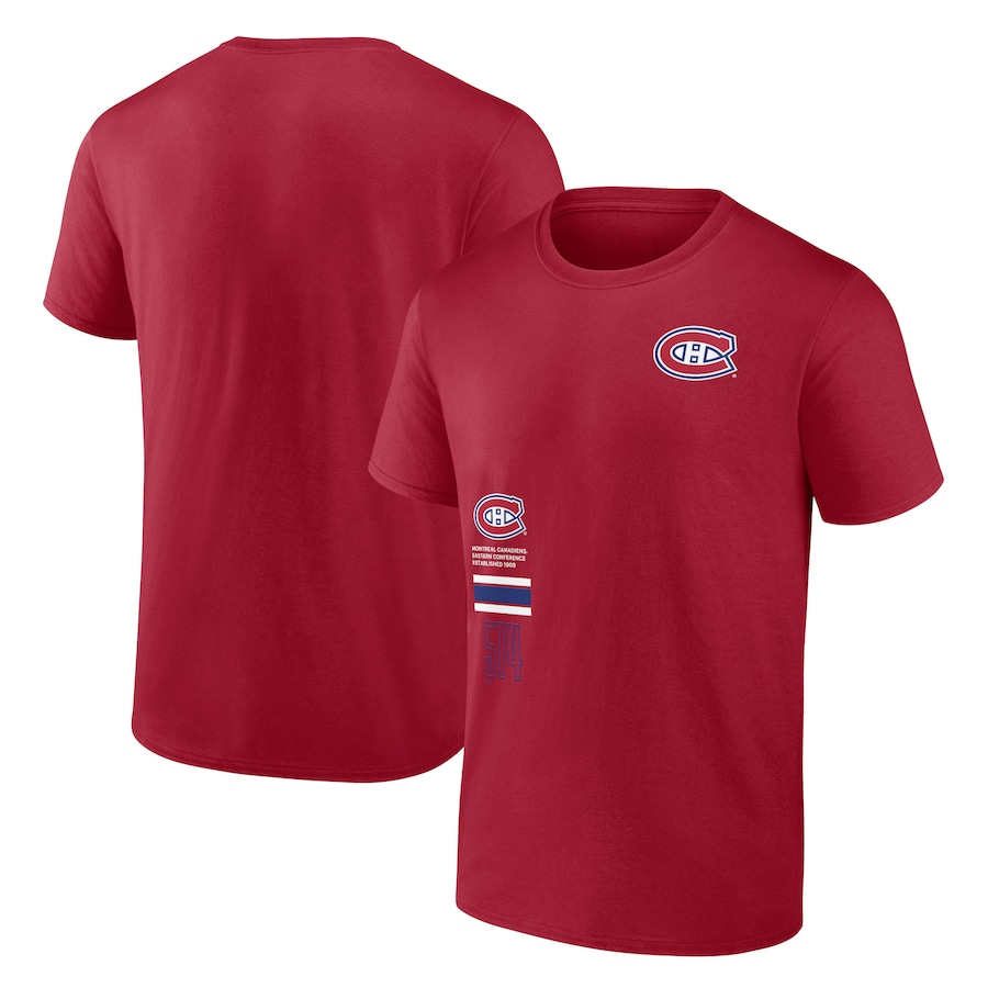 Men's Montreal Canadiens Fanatics Red Represent T-Shirt - ujerseystore