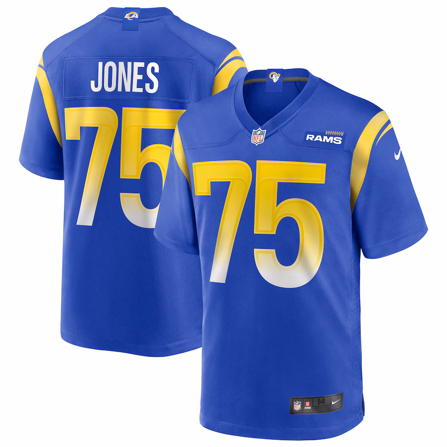 Men's Los Angeles Rams Deacon Jones Nike Royal Game Retired Player Jersey - ujerseystore
