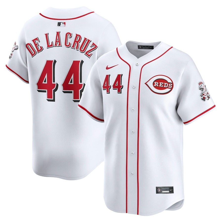 Men's Cincinnati Reds Elly De La Cruz Nike White Home Elite Player Jersey - ujerseystore