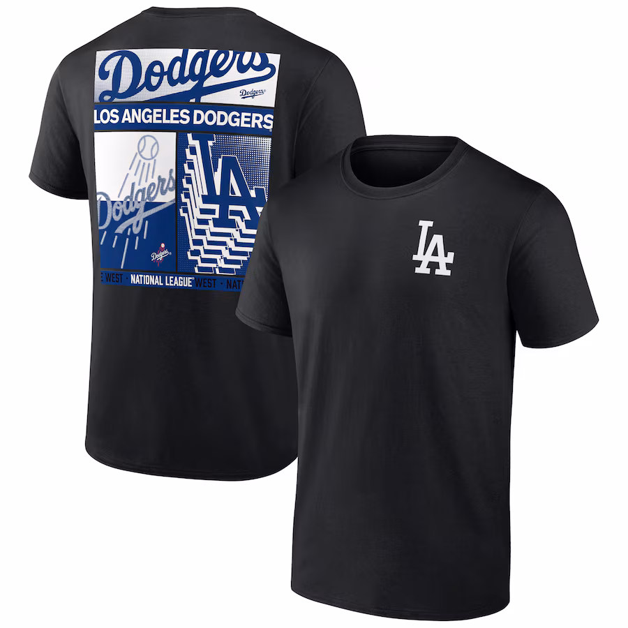 Men's Los Angeles Dodgers Black In Good Graces T-Shirt - ujerseystore