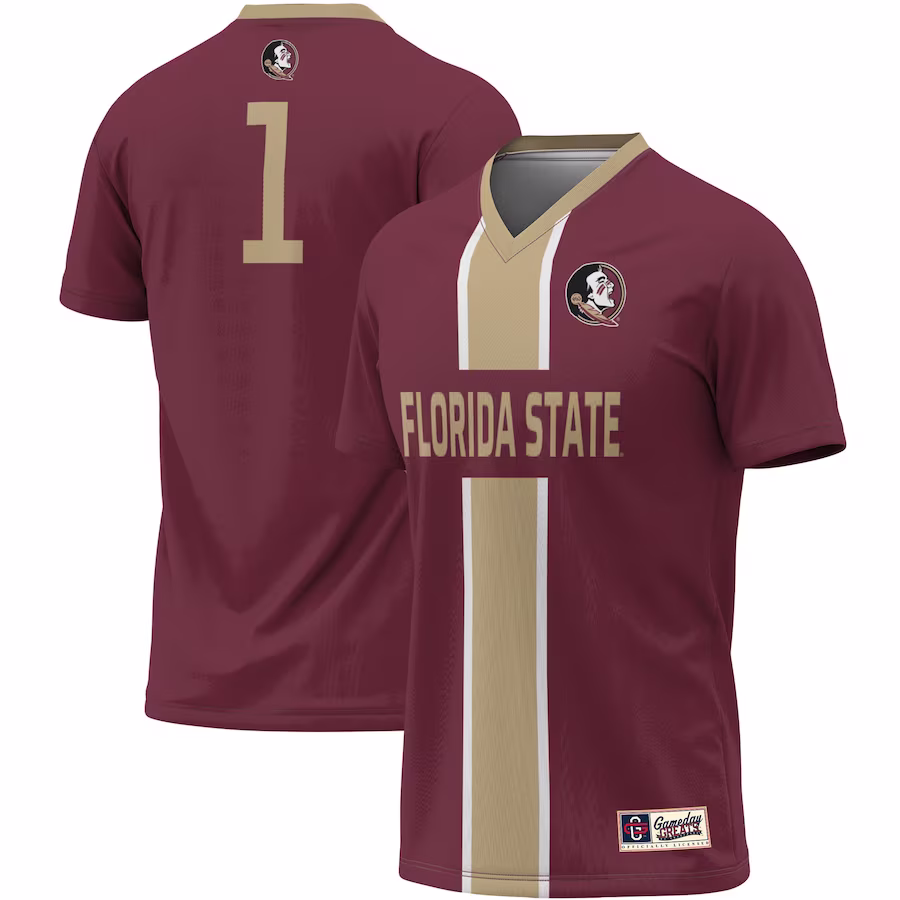 #1 Florida State Seminoles ProSphere Unisex Lightweight Soccer Jersey - Garnet - ujerseystore