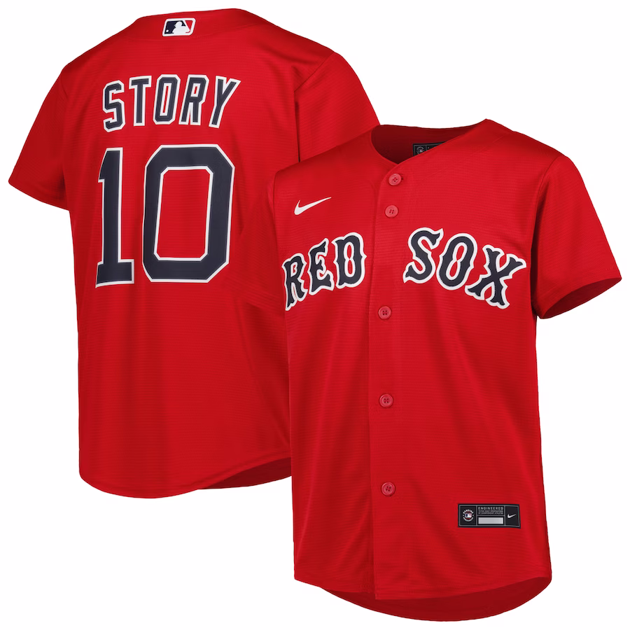 Youth Boston Red Sox Trevor Story Nike Red Alternate Replica Player Jersey - ujerseystore