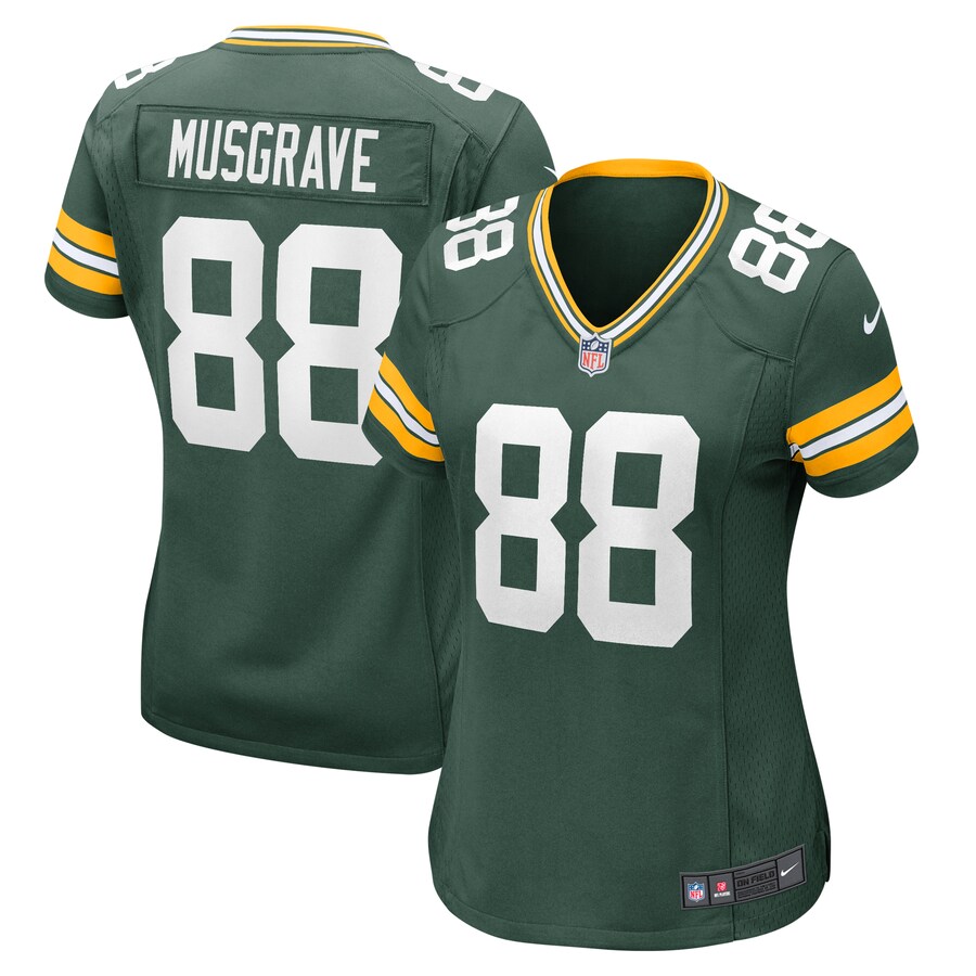 Women's Green Bay Packers Luke Musgrave Nike  Green  Game Jersey - ujerseystore