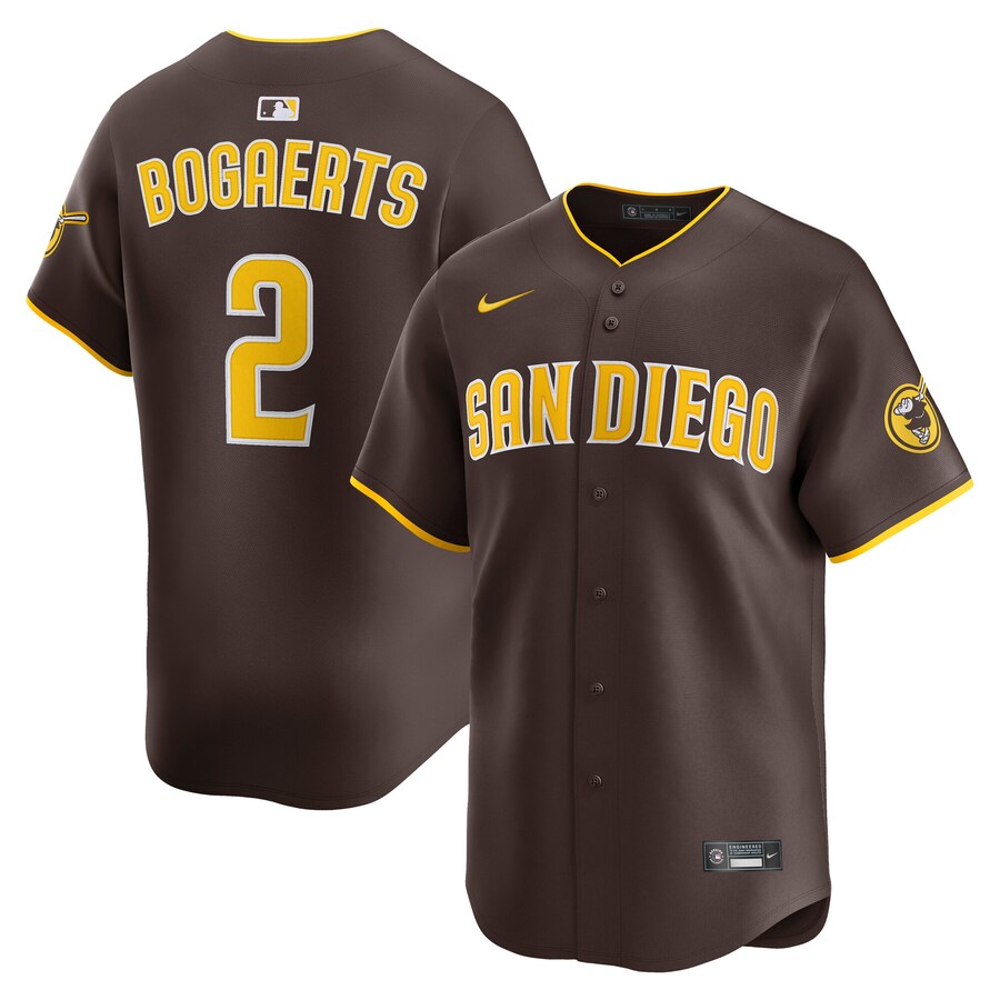 Men's San Diego Padres Xander Bogaerts Nike Brown Alternate Limited Player Jersey - ujerseystore
