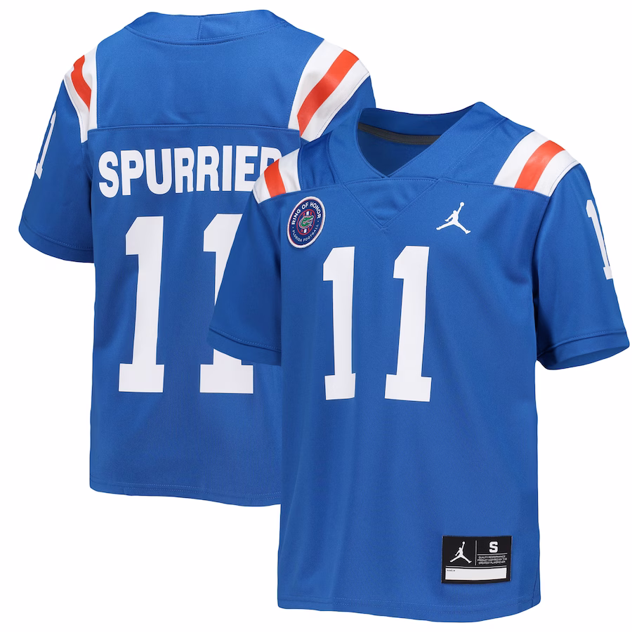 Steve Spurrier Florida Gators Jordan Brand Youth Alumni Jersey - Royal - ujerseystore