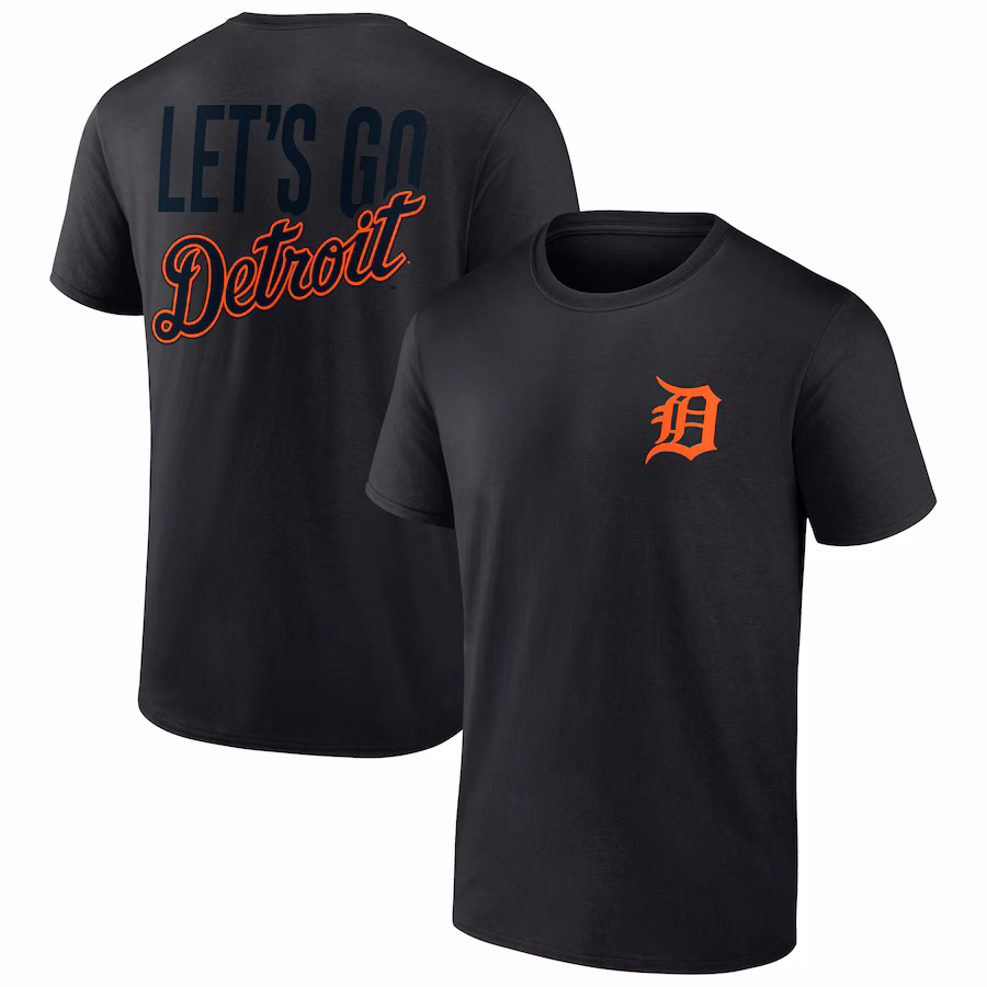 Men's Detroit Tigers Black In It To Win It T-Shirt - ujerseystore