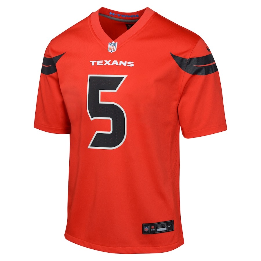 Youth Houston Texans Jalen Pitre Nike Red Alternate Game Jersey - ujerseystore