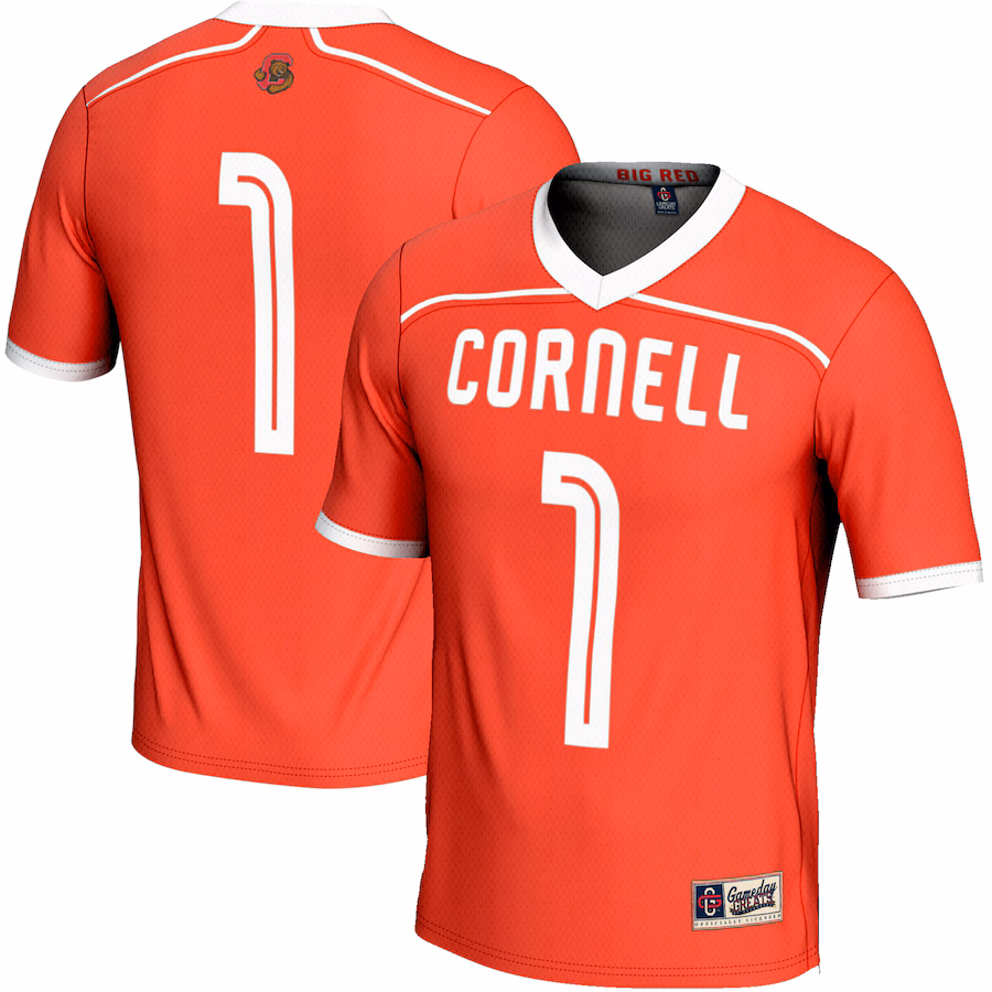 #1 Cornell Big Red GameDay Greats Youth Lightweight Men's Lacrosse Jersey - Red - ujerseystore