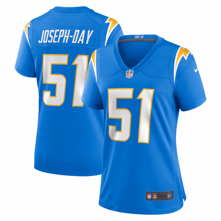Women's Los Angeles Chargers Sebastian Joseph-Day Nike Powder Blue Game Player Jersey - ujerseystore
