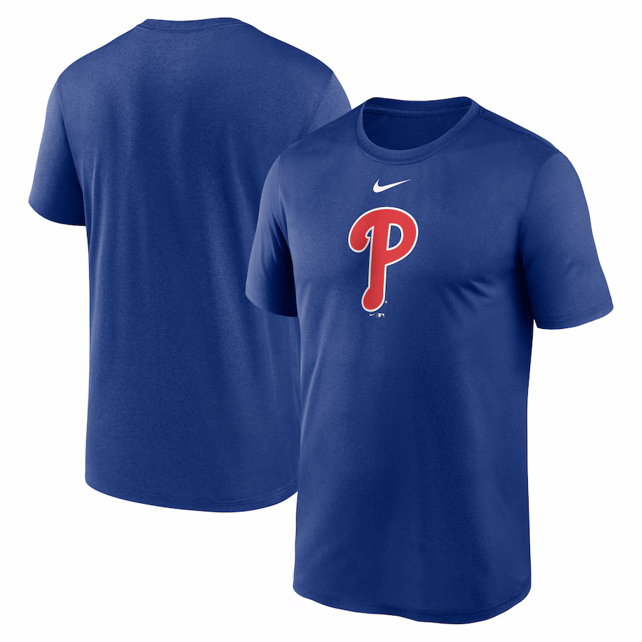 Men's Philadelphia Phillies Nike Royal Legend Fuse Large Logo Performance T-Shirt - ujerseystore