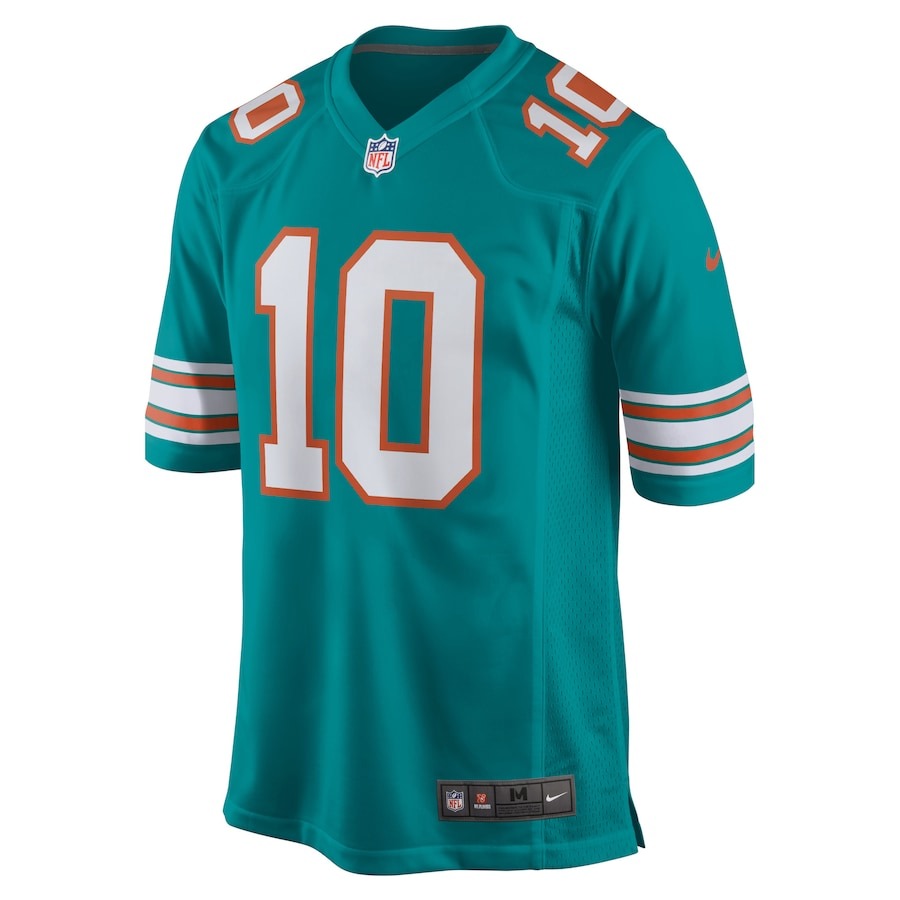 Men's Miami Dolphins Tyreek Hill Nike Aqua Alternate Game Jersey - ujerseystore