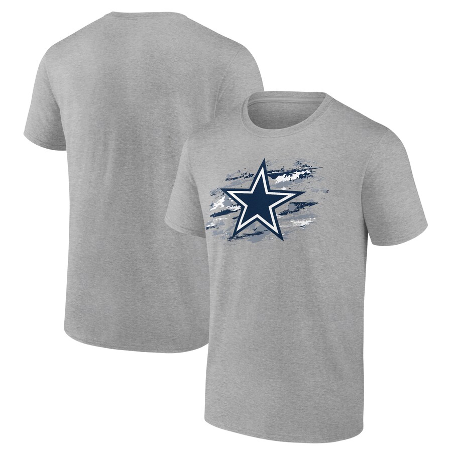 Men's Dallas Cowboys Heathered Gray True Color T-Shirt - ujerseystore