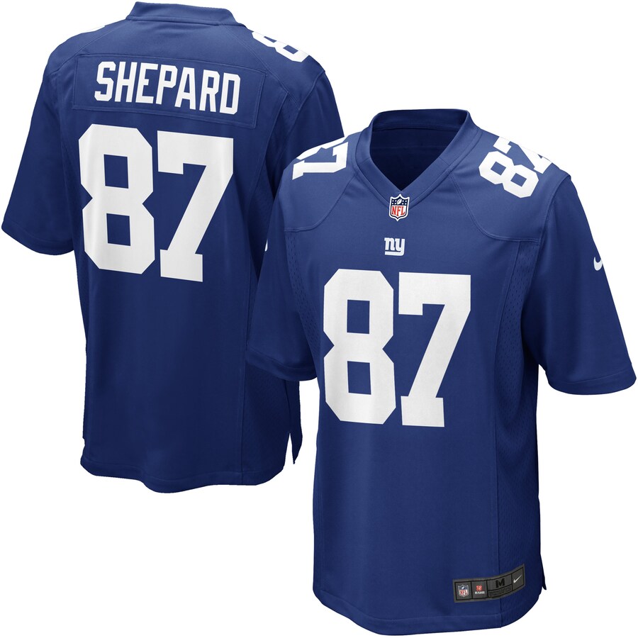 Men's New York Giants Sterling Shepard Nike Royal Player Jersey - ujerseystore