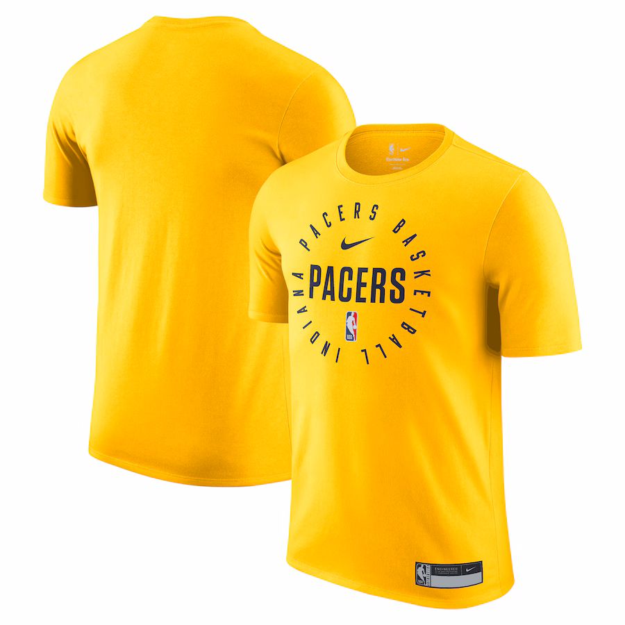 Men's Indiana Pacers Nike Gold 2024/25 Legend On-Court Practice Performance T-Shirt - ujerseystore