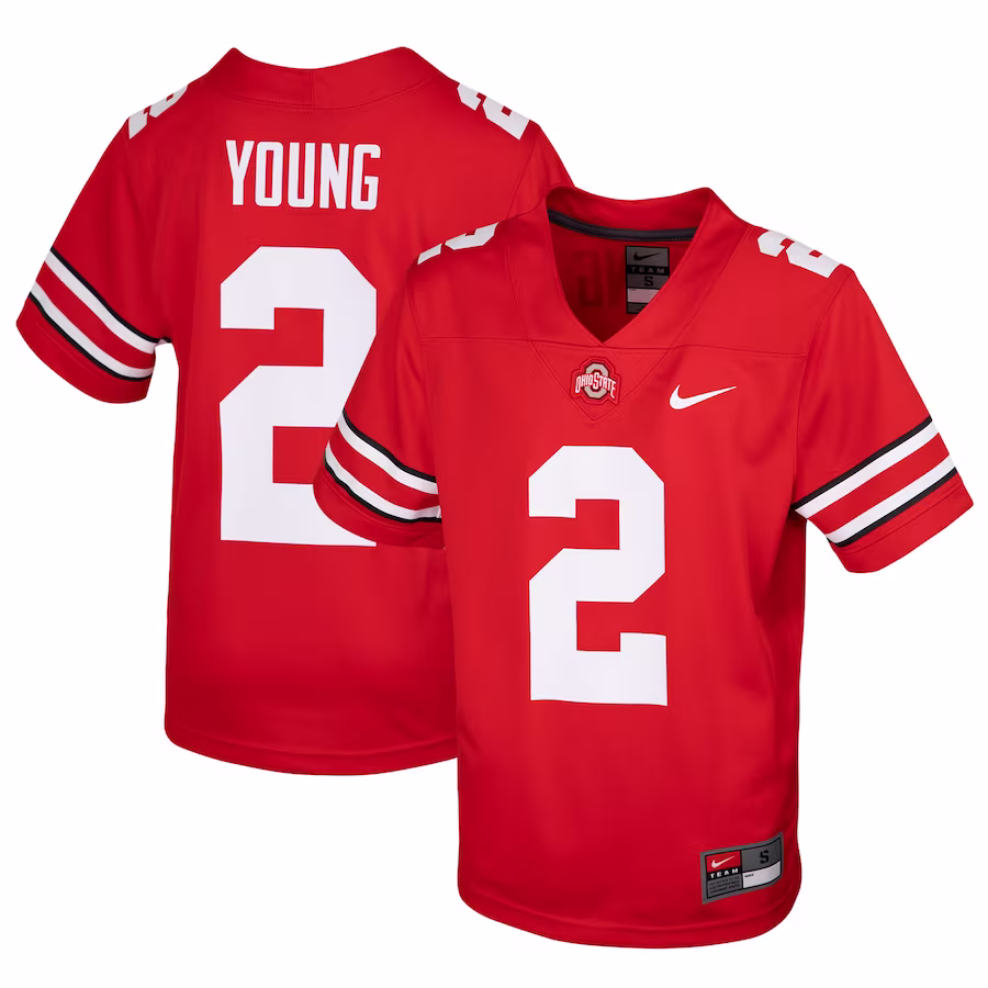 Chase Young Ohio State Buckeyes Nike Youth 2020 NFL Draft Replica Jersey - Scarlet - ujerseystore