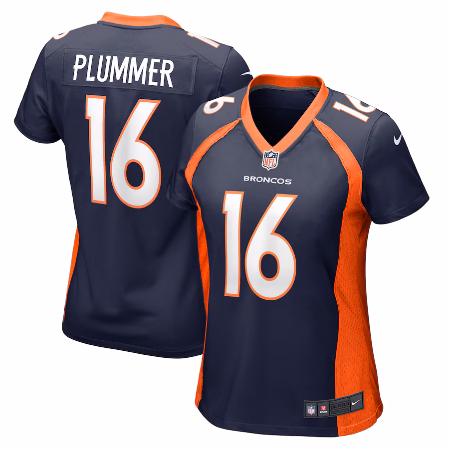 Women's Denver Broncos Jake Plummer Nike Navy Retired Player Jersey - ujerseystore