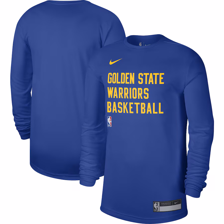 Unisex Golden State Warriors Nike Royal 2023/24 Legend On-Court Practice Long Sleeve T-Shirt - ujerseystore