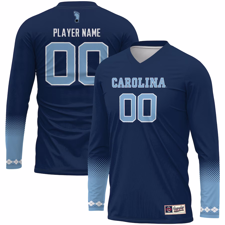 North Carolina Tar Heels GameDay Greats Youth Pick-A-Player NIL Women's Volleyball Jersey - Navy - ujerseystore