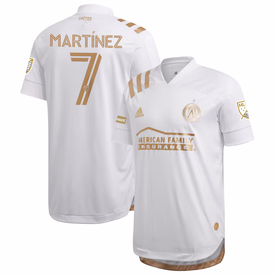 Men's Atlanta United FC Josef Martínez adidas White 2020 Kings Authentic Jersey - ujerseystore