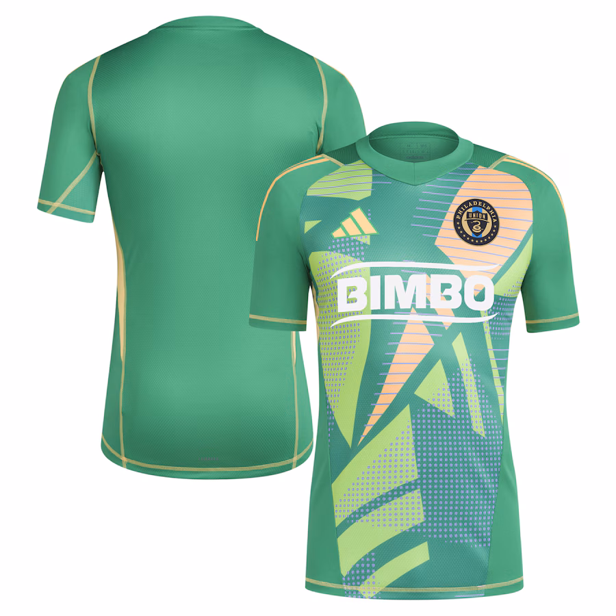 Men's Philadelphia Union adidas Green 2024 Goalkeeper Jersey - ujerseystore