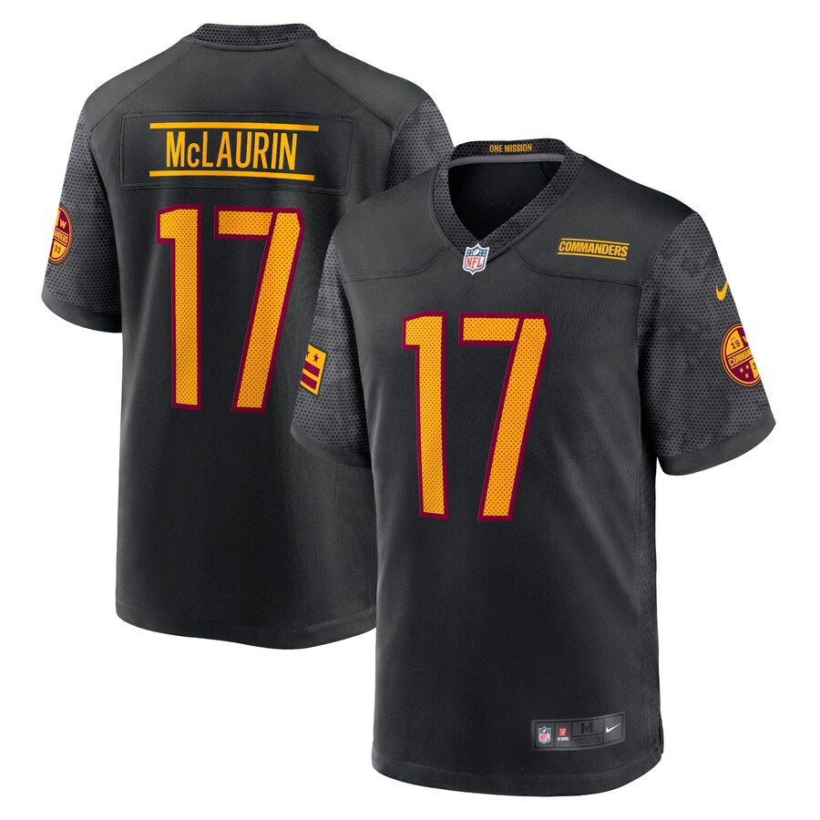 Youth Washington Commanders Terry McLaurin Nike Black Game Jersey - ujerseystore