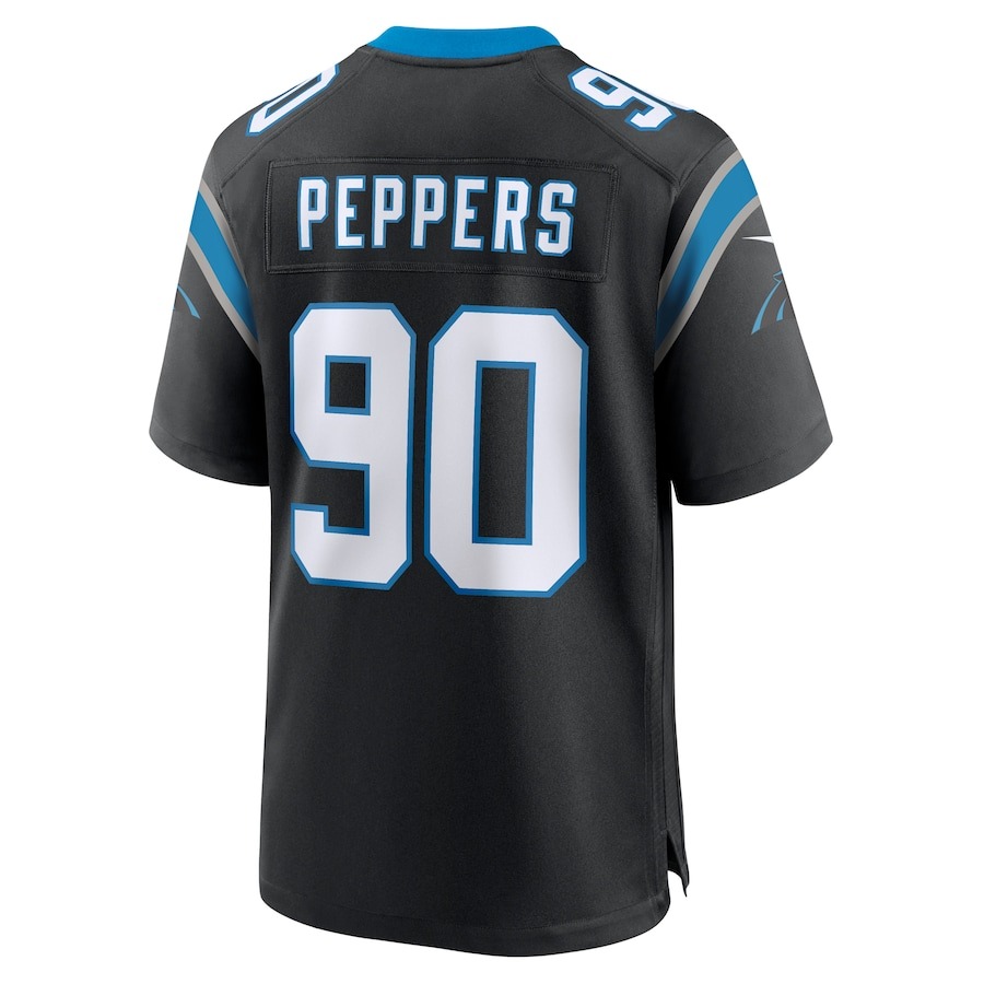 Men's Carolina Panthers Julius Peppers Nike Black Retired Player Game Jersey - ujerseystore