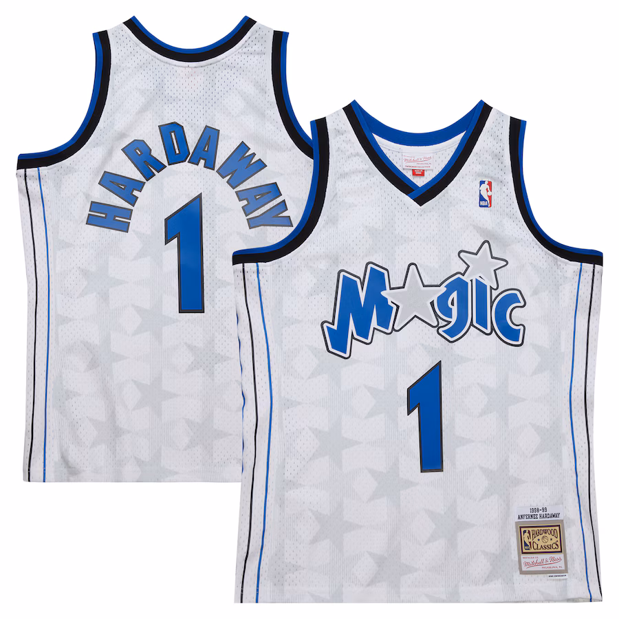 Men's Orlando Magic Penny Hardaway Mitchell & Ness White 1998/99 Hardwood Classics Swingman Jersey - ujerseystore