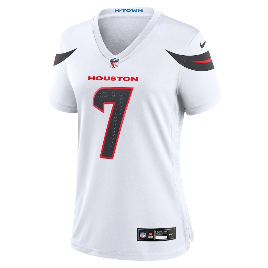 Women's Houston Texans C.J. Stroud Nike White Game Jersey - ujerseystore