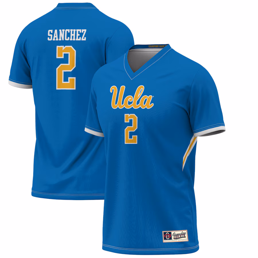 Youth GameDay Greats Ashley Sanchez Blue UCLA Bruins Lightweight Alumni Soccer Jersey - ujerseystore