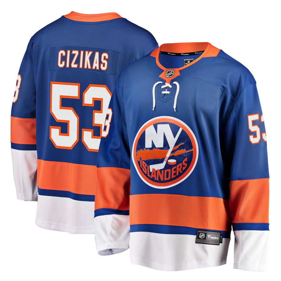 Men's New York Islanders Casey Cizikas Fanatics Branded Royal Breakaway Player Jersey - ujerseystore