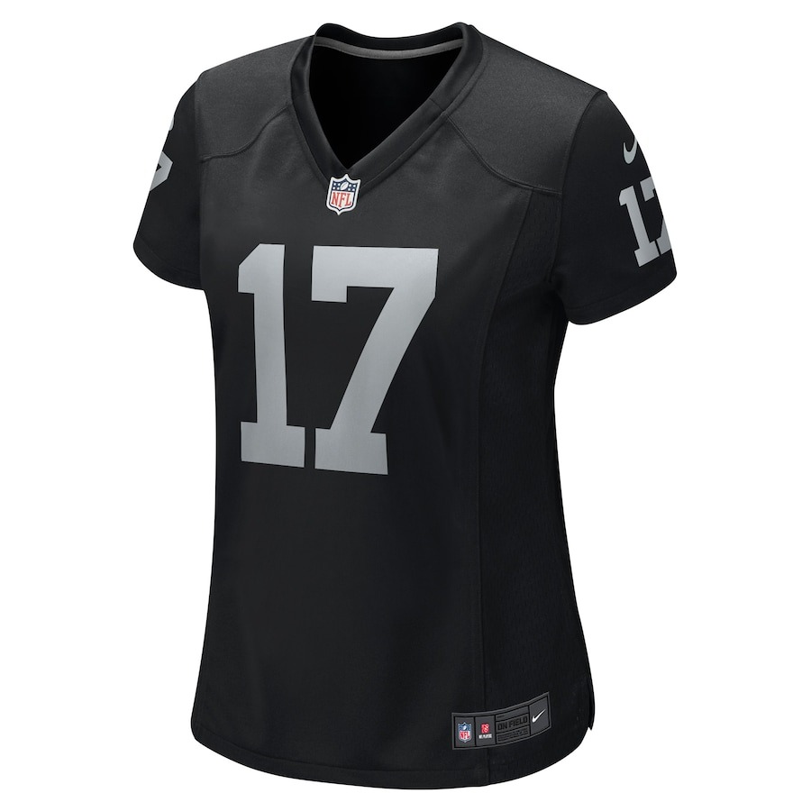 Women's Las Vegas Raiders Davante Adams Nike Black Player Jersey - ujerseystore