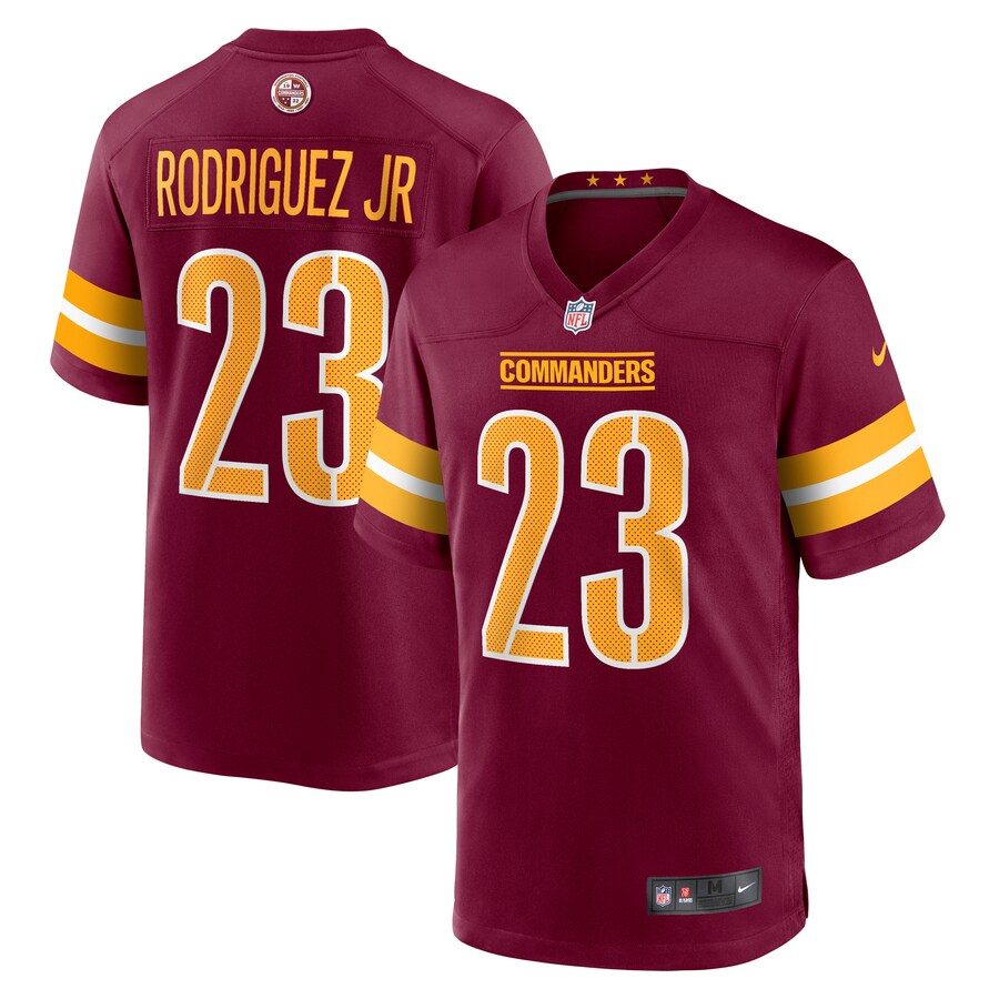 Men's Washington Commanders Chris Rodriguez Jr. Nike Burgundy Team Game Jersey - ujerseystore