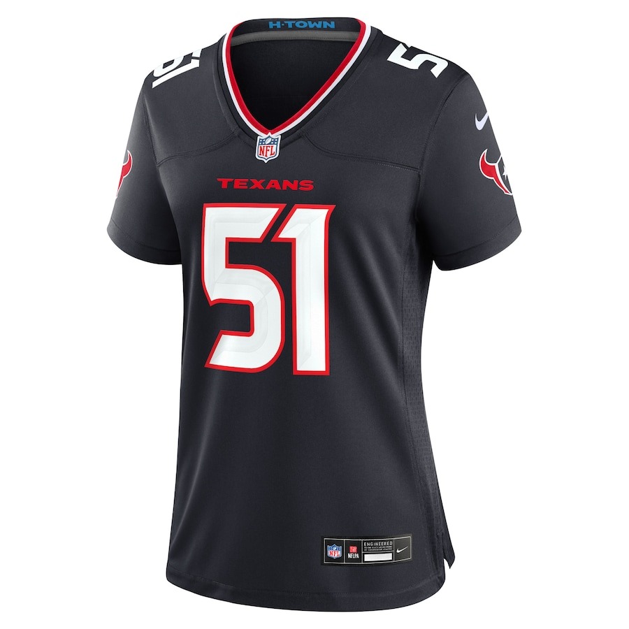 Women's Houston Texans Will Anderson Jr. Nike Navy Game Jersey - ujerseystore