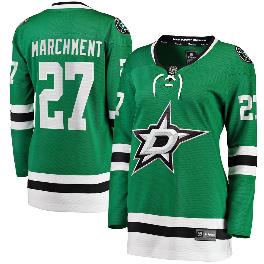 Women's Dallas Stars Mason Marchment Fanatics Branded Kelly Green Home Breakaway Player Jersey - ujerseystore