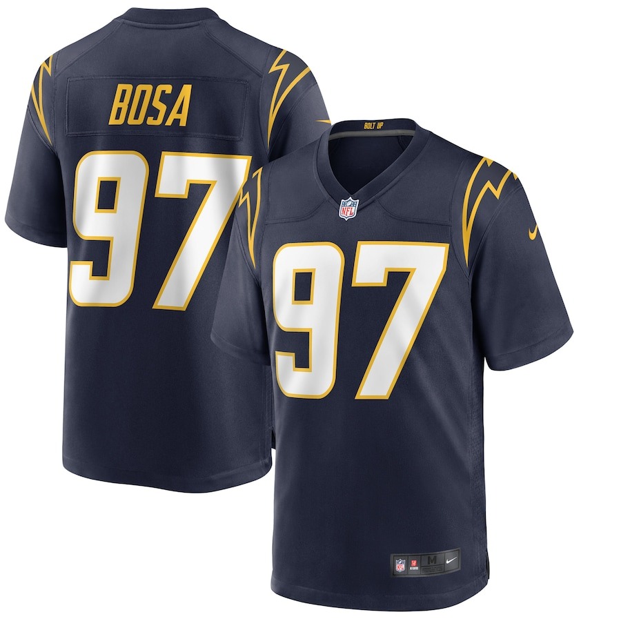 Men's Los Angeles Chargers Joey Bosa Nike Navy Alternate Game Jersey - ujerseystore