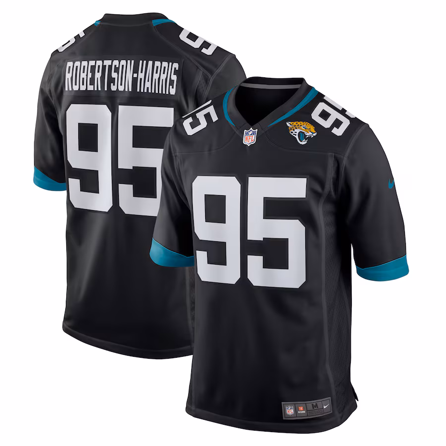 Men's Jacksonville Jaguars Roy Robertson-Harris Nike Black Game Jersey - ujerseystore