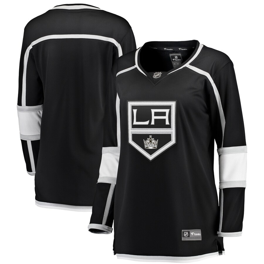 Women's Los Angeles Kings Fanatics Branded Black 2020/21 Home Breakaway Jersey - ujerseystore