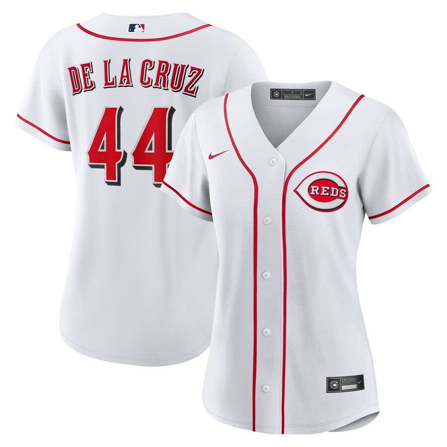 Women's Cincinnati Reds Elly De La Cruz Nike White Home Replica Jersey - ujerseystore