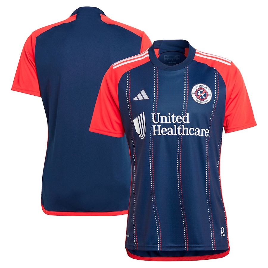 Men's New England Revolution  adidas Navy 2024 Boston Tea Party Replica Jersey - ujerseystore