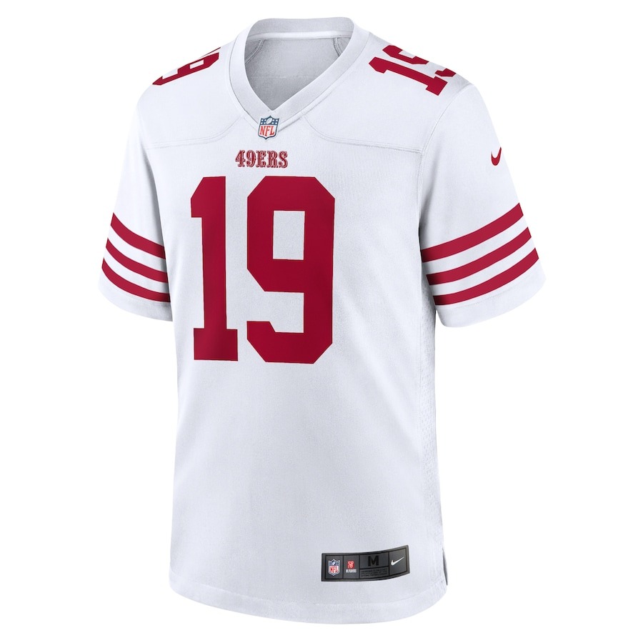Men's San Francisco 49ers Deebo Samuel Nike White Player Game Jersey - ujerseystore