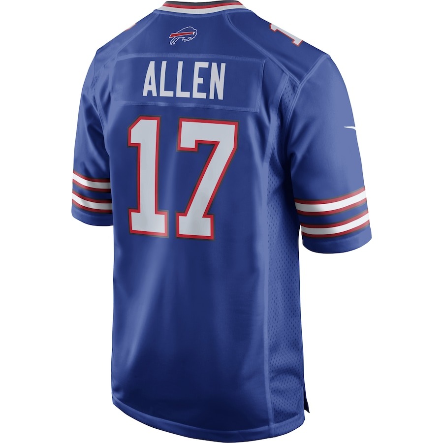 Men's Buffalo Bills Josh Allen Nike Royal Team Game Player Jersey - ujerseystore