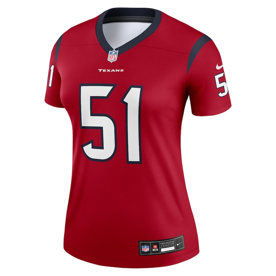 Women's Houston Texans Will Anderson Jr. Nike Red  Legend Jersey - ujerseystore